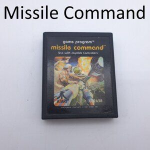 Missile Command Video Game For The Atari 2600